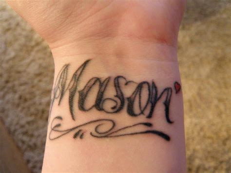 name tattoos for men